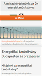 Mobile Screenshot of energiatanusitvanya.hu